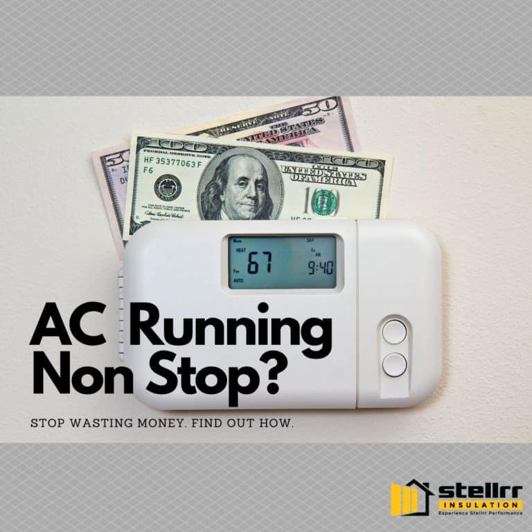 AC Running Non Stop? How to Know If Your House Needs Air Sealing
