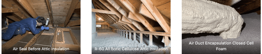 austin attic insulation air seal and blown insulation install