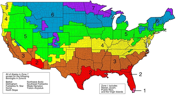 attic insulation requirements by climate zone in the United States